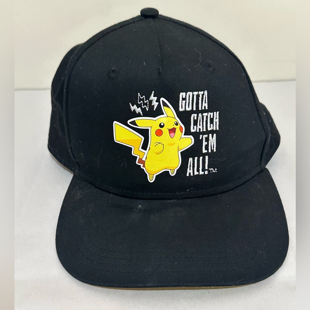 Pokemon Gotta Catch Them All Black Picachu Hat